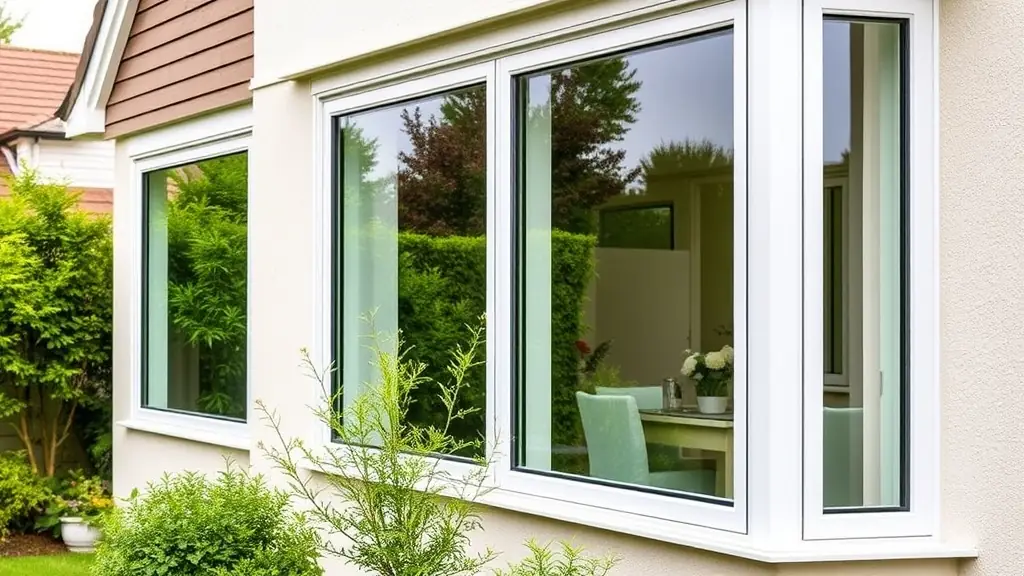 Energy-efficient window installation showcasing modern design and enhanced curb appeal in a residential setting, highlighting JDI Contracting Group's quality craftsmanship and commitment to home value improvement.